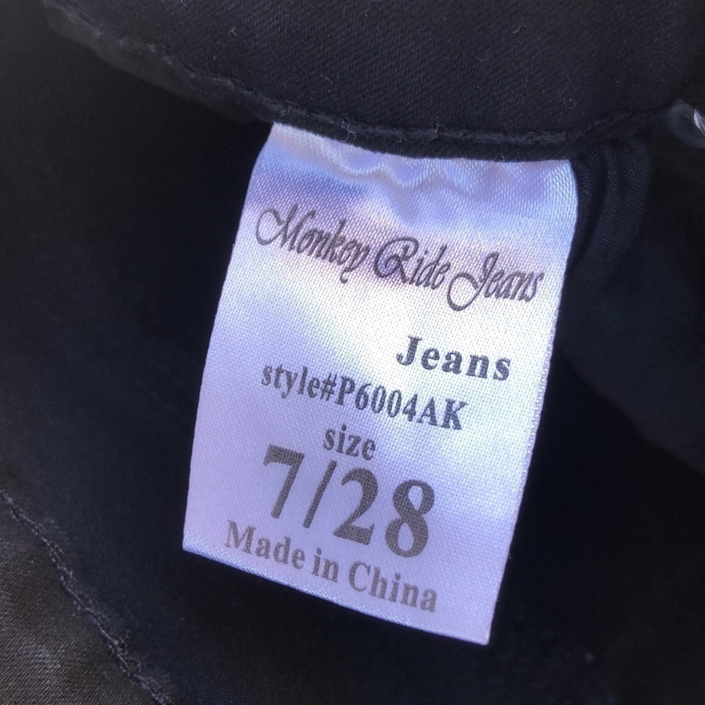 Monkey Ride Distressed Jeans | SIZE 7/28 - Picture 7 of 7